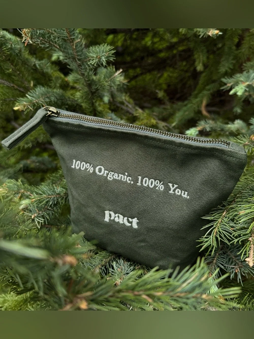 Pact 100% Organic Cotton Multi Use Trio Bag Set in Black, Cream & Purple NEW!